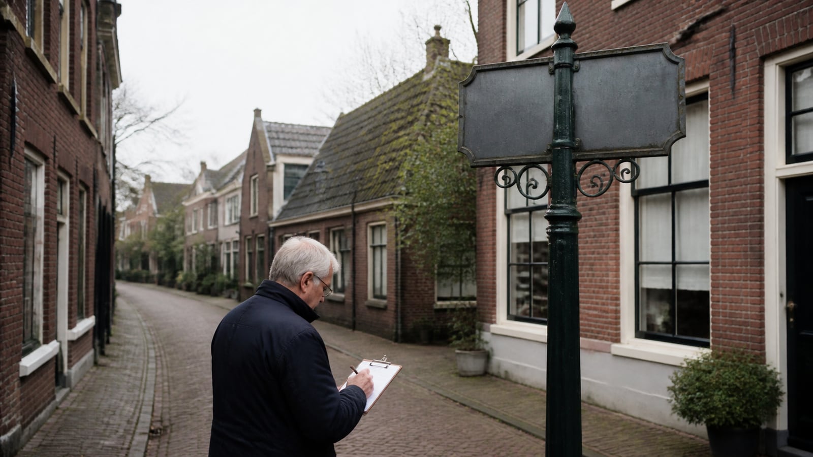 Onderzoek naar de herkomst van een straatnaam in een oude straat